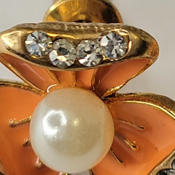 Orange Mini Earrings - Picture 3 of 9